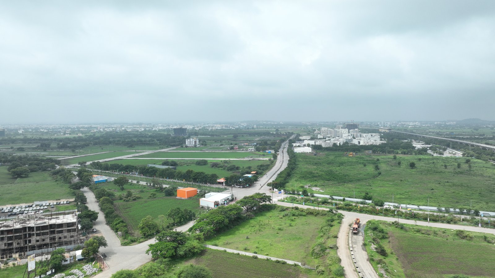Agent showing people around a house